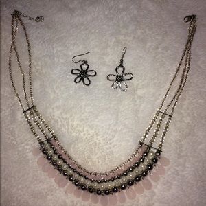 BUNDLE: necklace and earrings